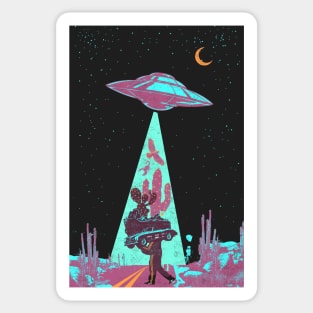 DESERT UFO Sticker